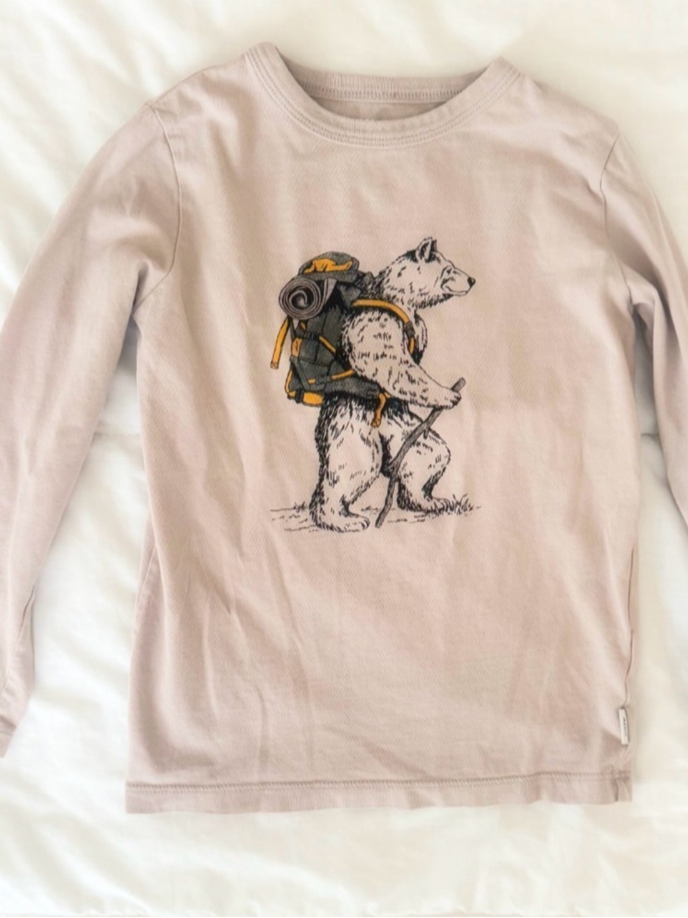J. Crew hiking bear tee